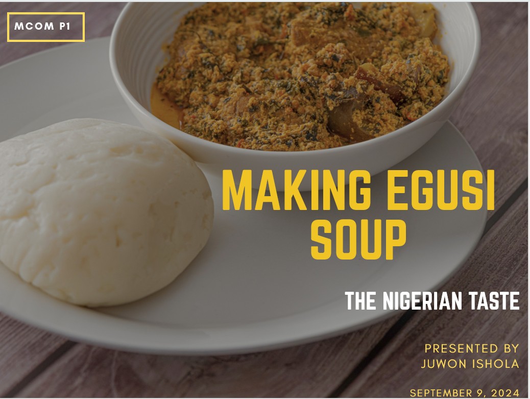 Egunsi Soup.